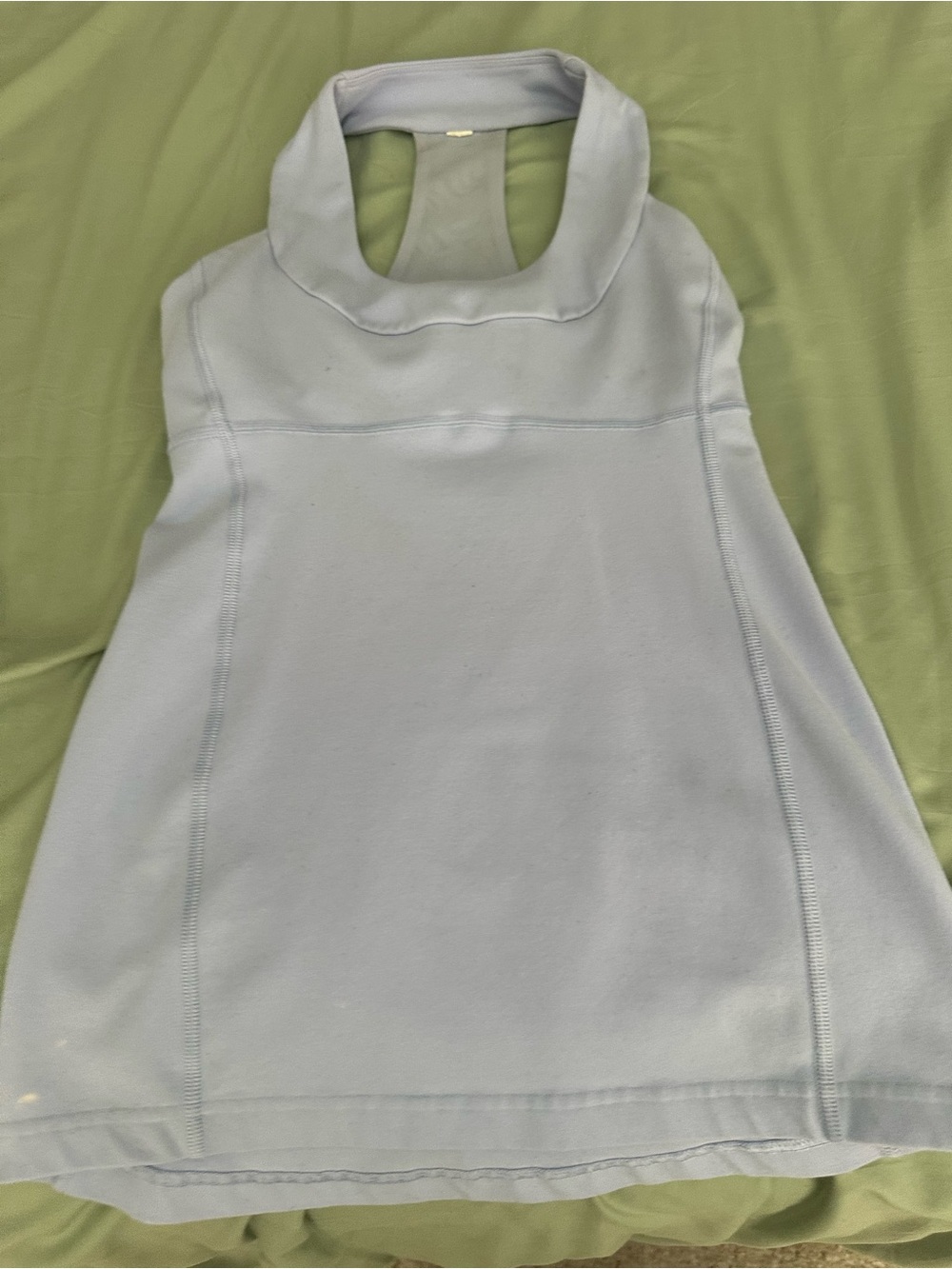 lululemon athletica Light Blue Halter Training Tank